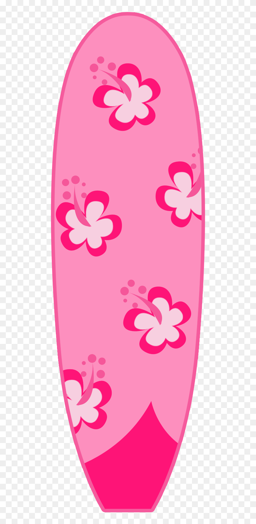 Minus Say Hobby Decor - Pink Surf Board Clipart - Png Download