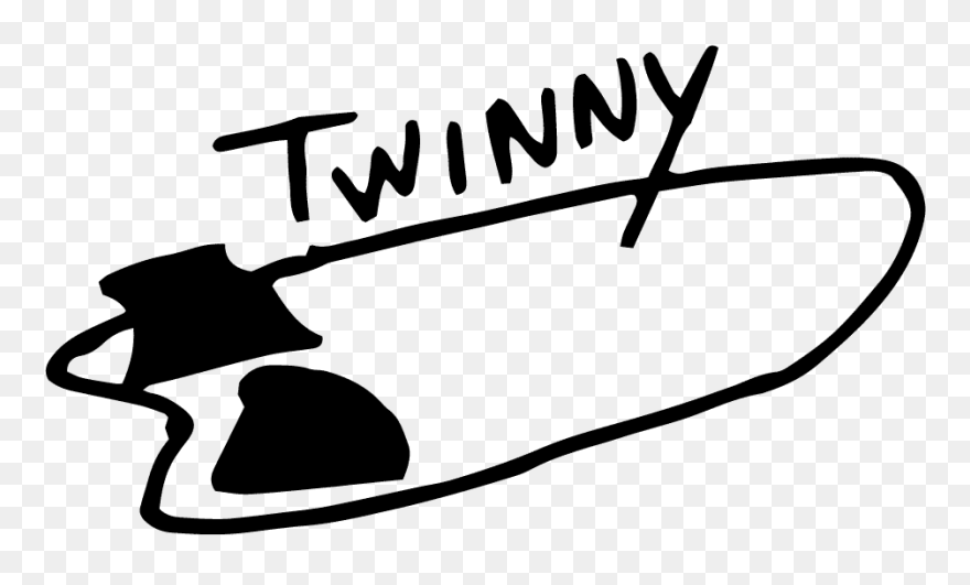 Twin Surfboard Clipart