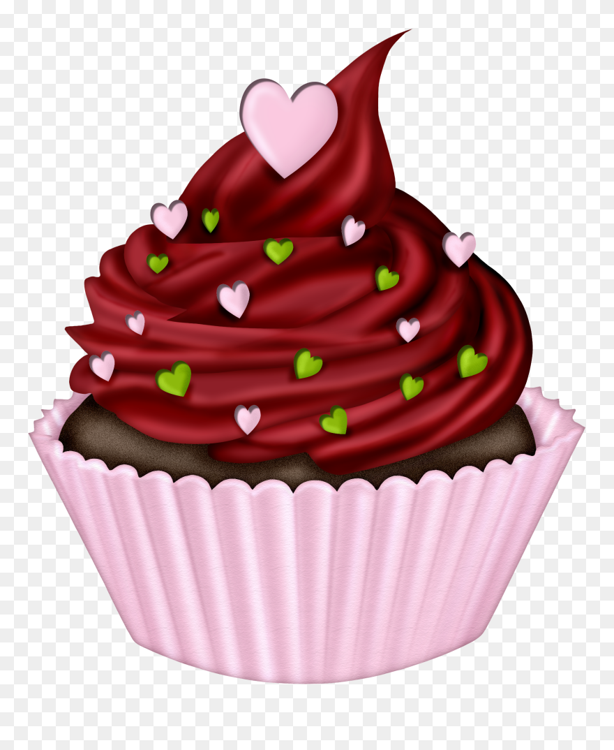 Transparent Cupcake Clipart Png - Cupcakes Clipart