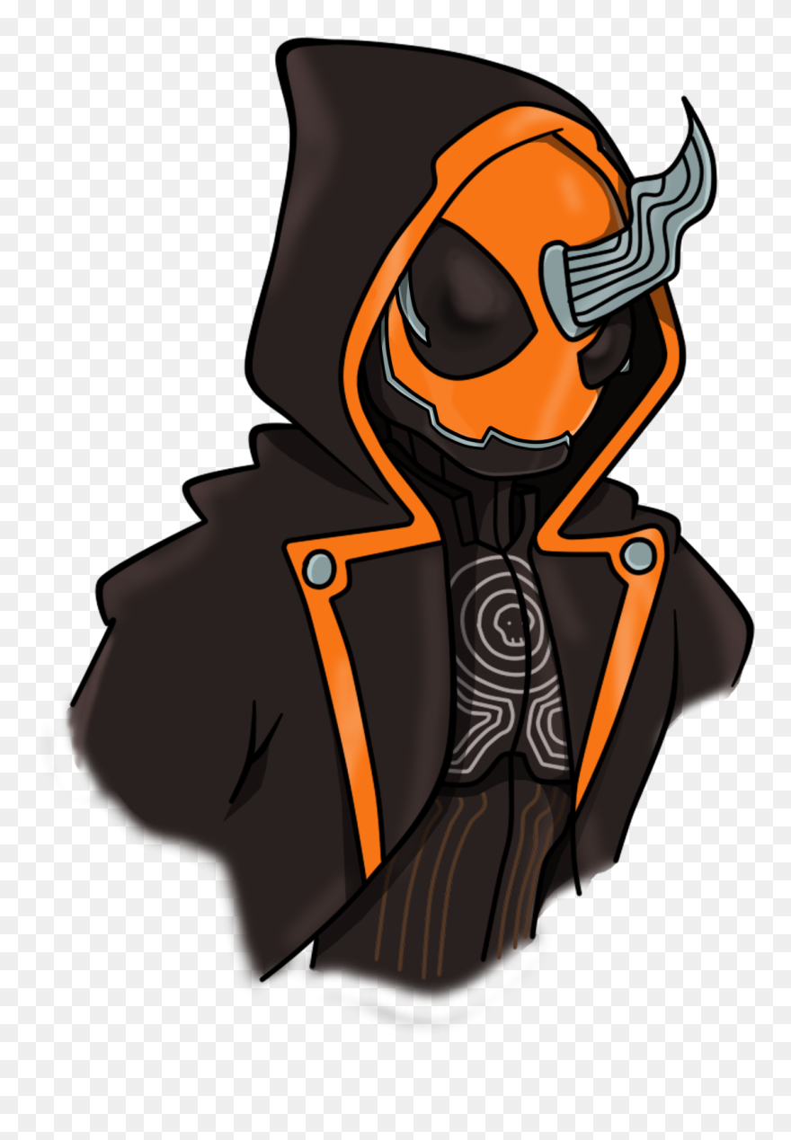 Ghost Rider Clipart Mini - Easy Ghost Rider Drawing - Png Download