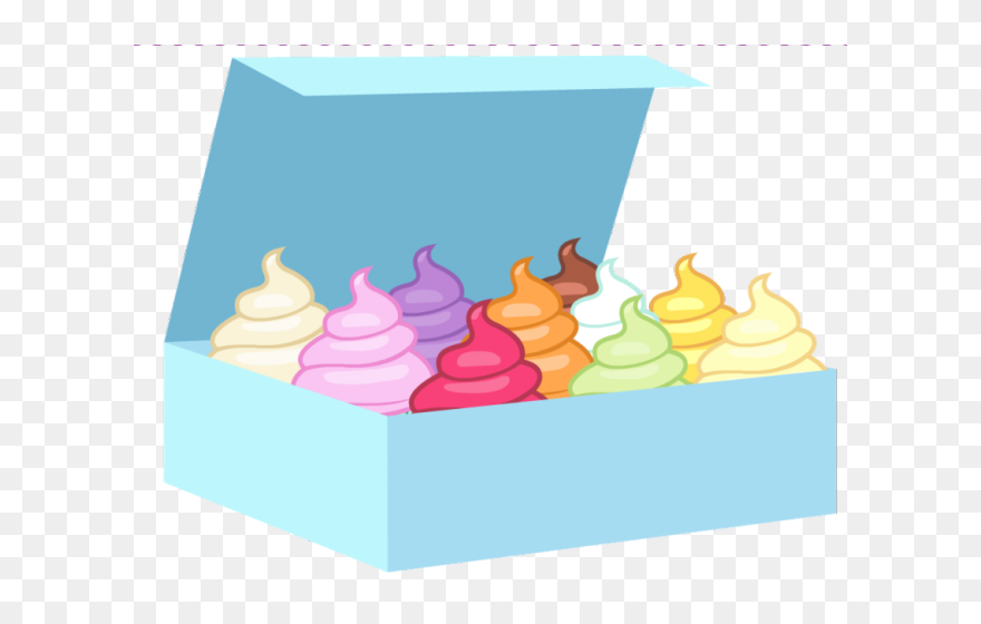 Transparent Cupcakes Clipart - Box Of Cupcakes Clipart - Png Download