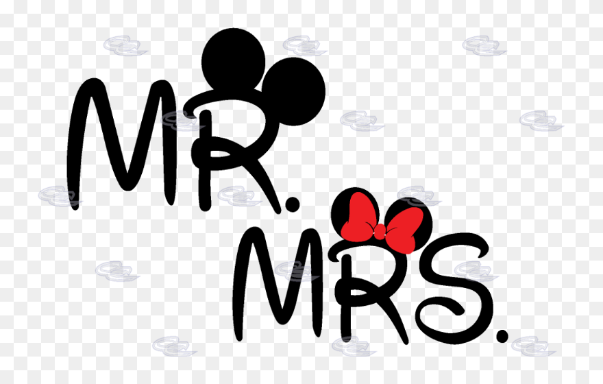 Mr & Mrs Logo Hd Clipart