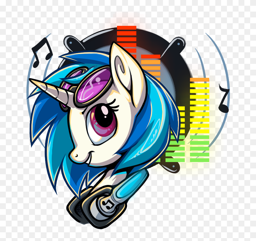 Click A Link - Vinyl Scratch Dj Pon 3 Clipart