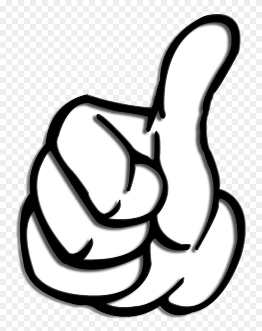 High Signal Thumb Voltage Free Frame Clipart - Daumen Hoch Malvorlage - Png Download