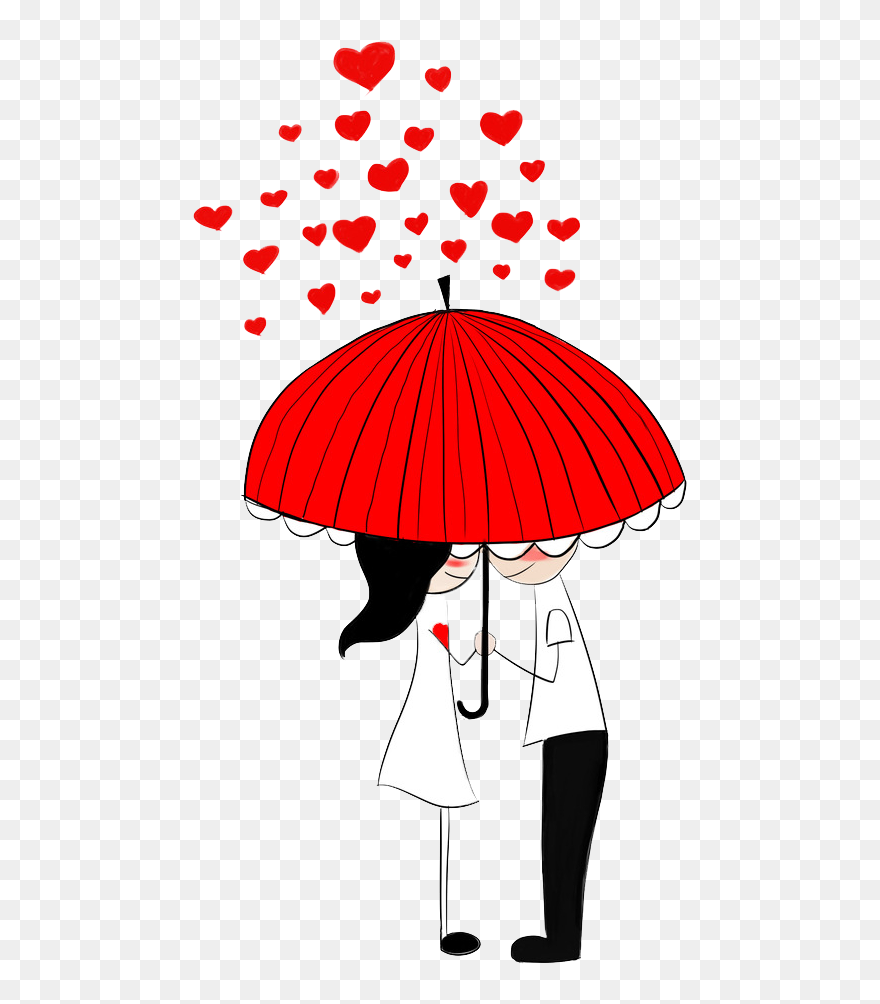 Romance Couple Romantic Illustration Free Frame Clipart - Romantic Couple Clipart Png Transparent Png