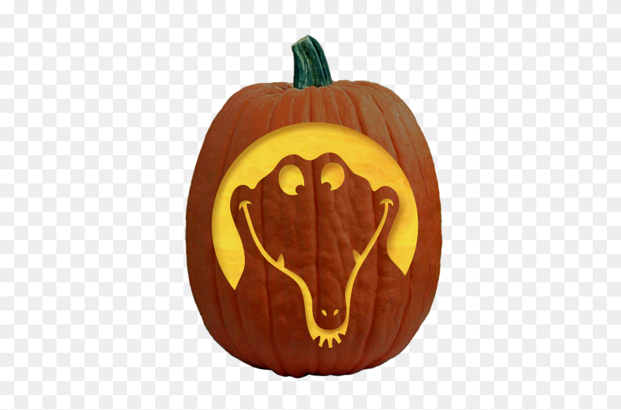 Peter Pan Crocodile Pumpkin Stencils Clipart