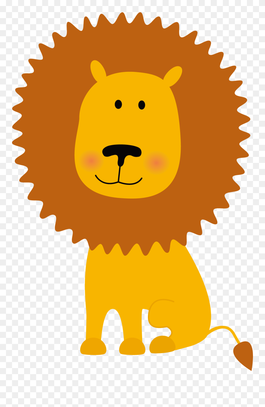Clip Art Vector Transprent - Lion Logo Vector Cartoon - Png Download