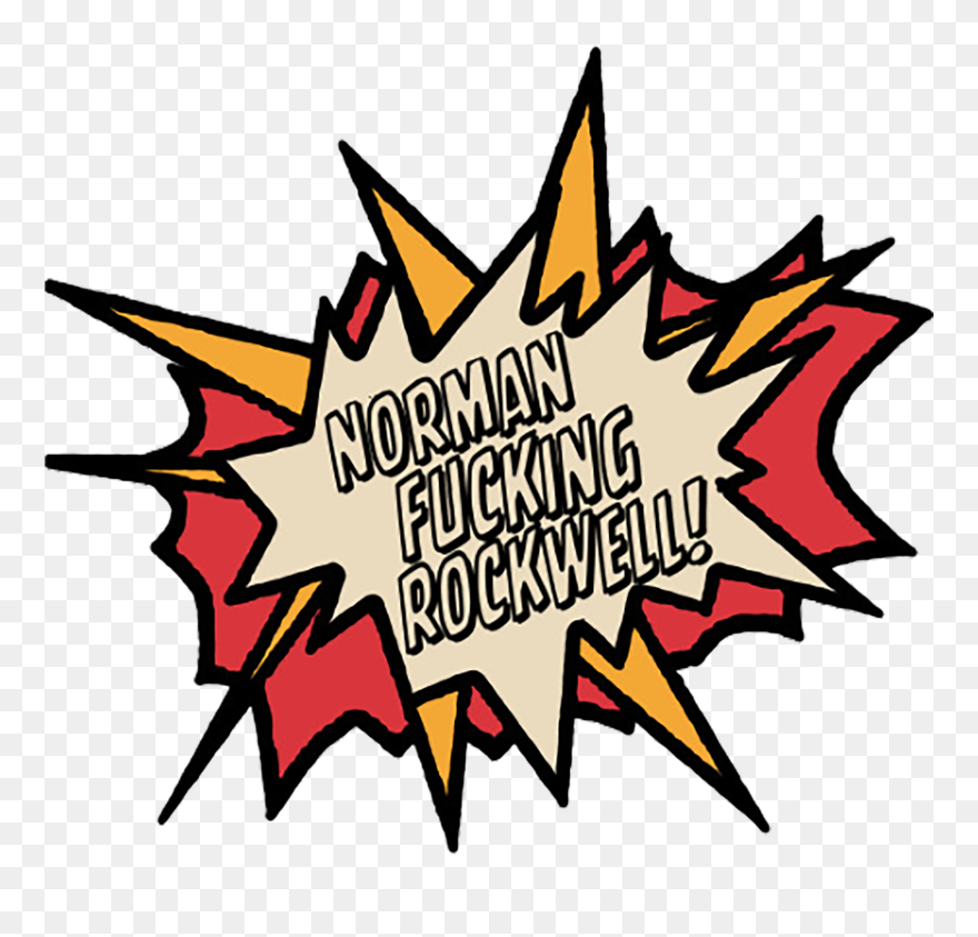 Lana Del Rey Norman Fucking Rockwell Logo Clipart