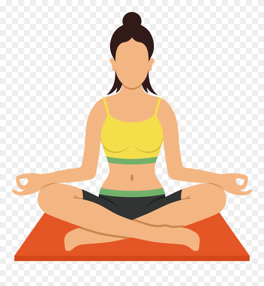 Instructor Clip Art Meditation - Yoga Instructor Clipart Png Transparent Png