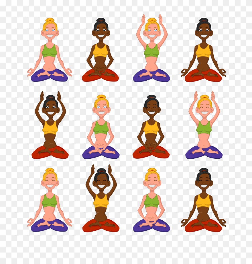 Yoga Pose Clipart - Png Download
