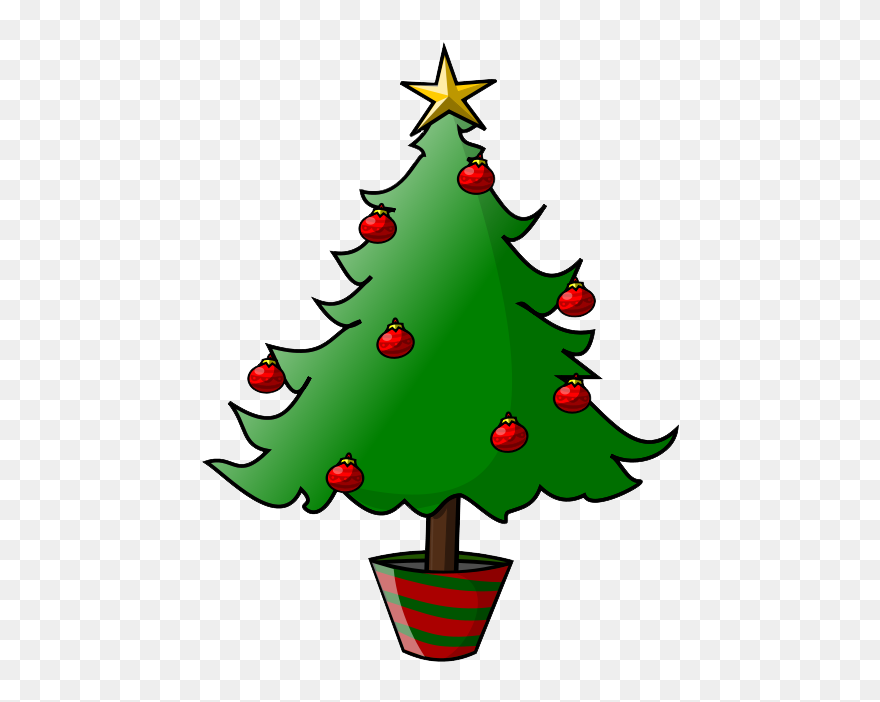 Free To Use Public Domain Christmas Tree Clip Art - Free To Use Christmas Tree - Png Download