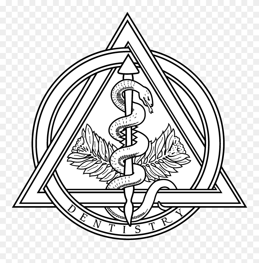 Dentistry Logo Black And White - Vector Dentistry Logo Clipart