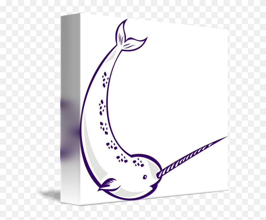 Clipart Whale Unicorn - Narwhal - Png Download