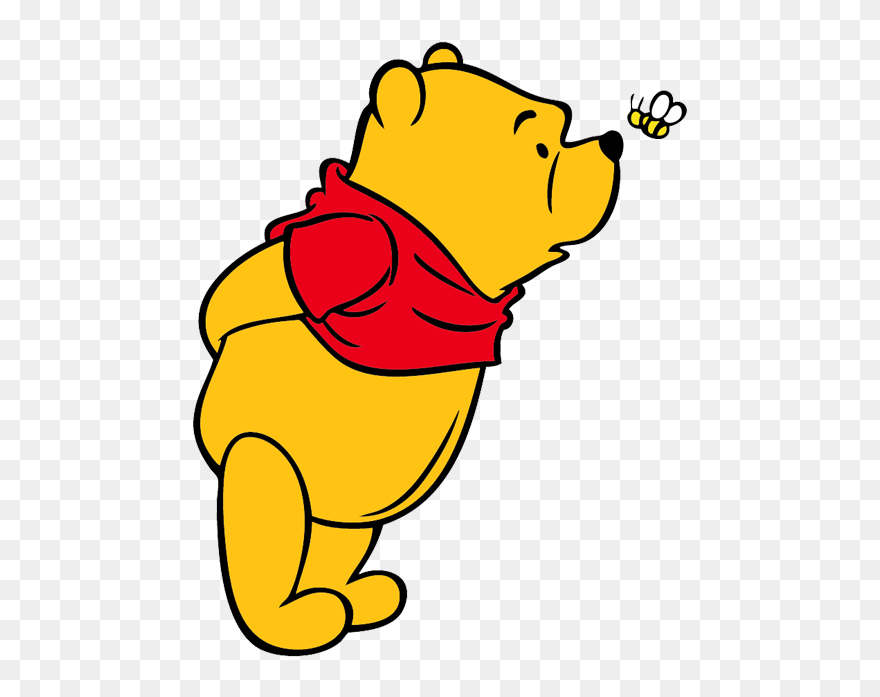 Bee Clipart Pooh - Dibujos De Winnie Pooh Coloreados - Png Download