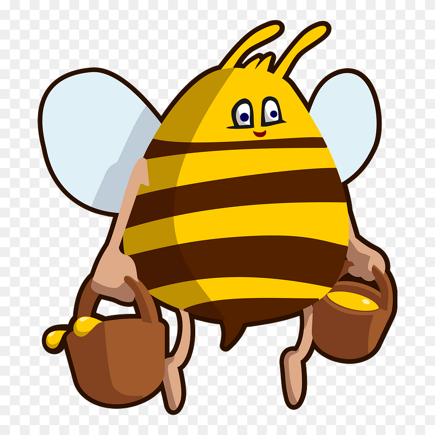 1528029534 Clipart - Bees - Png Download