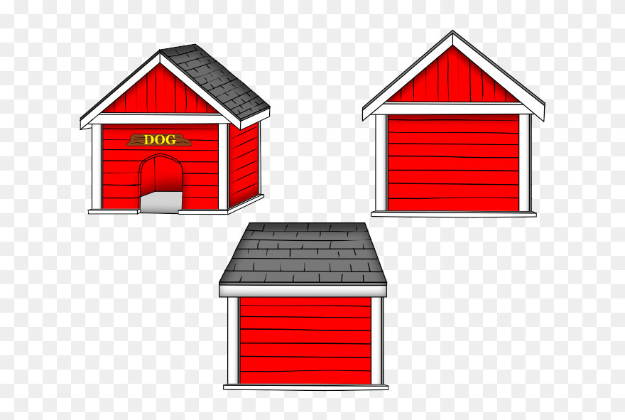 Clipart Dog"s Houses , Png Download - Red Dog House Clipart Transparent Png