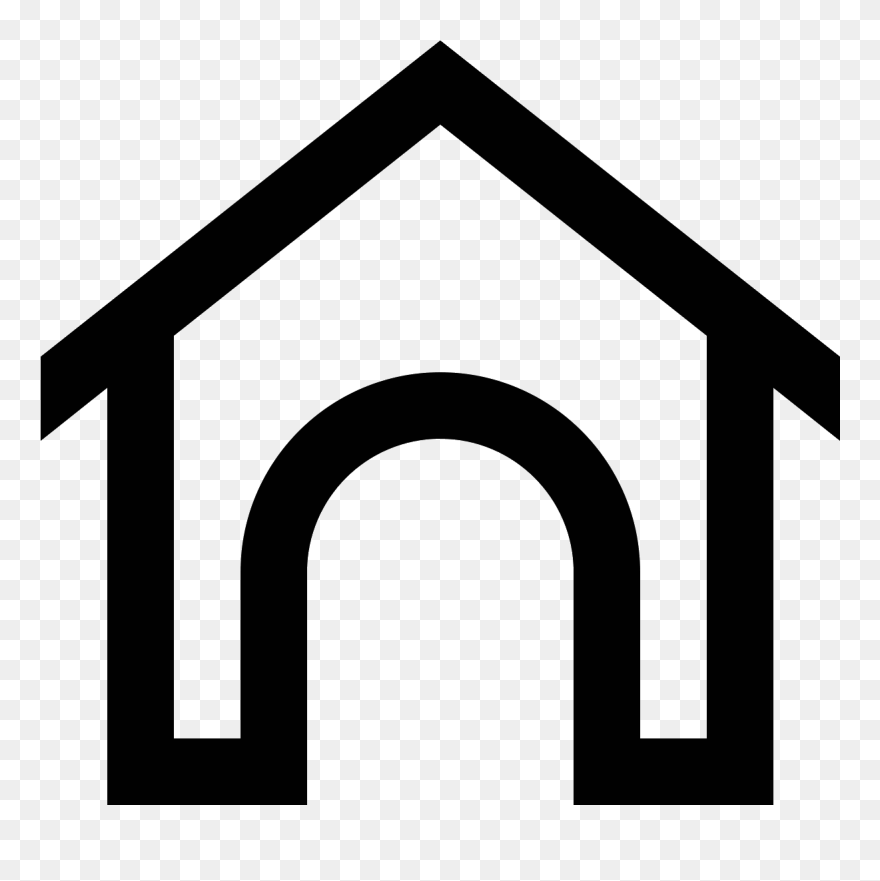 Doghouse Clipart Niche - Dog House Icon - Png Download