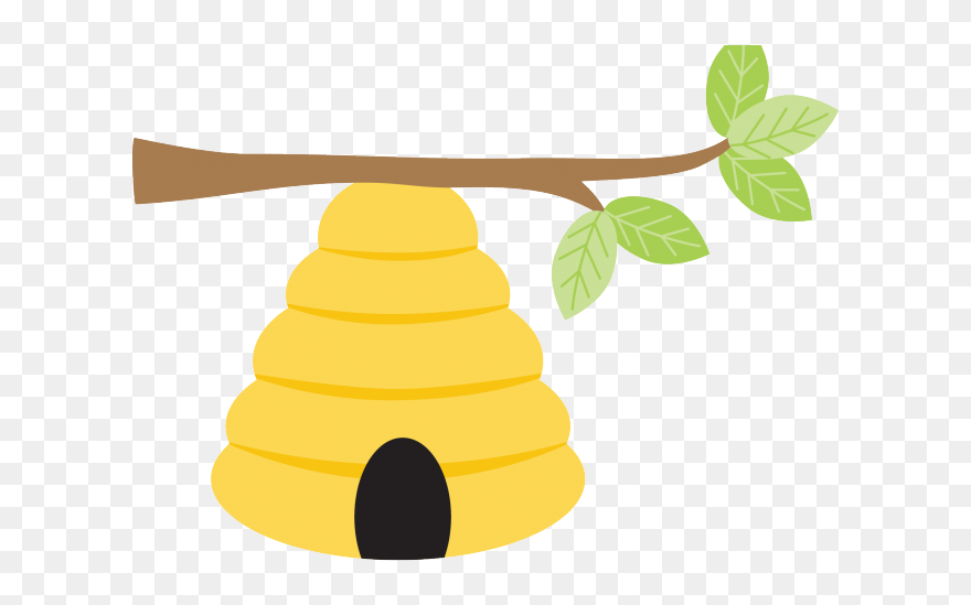 Beehive Tags Cliparts - Bee Hive Clipart Png Transparent Png