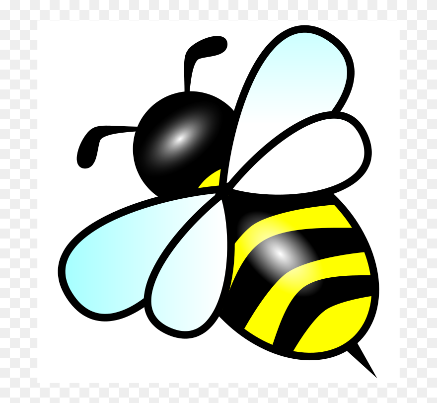 Bee Clip Art - Bumble Bee Clipart - Png Download