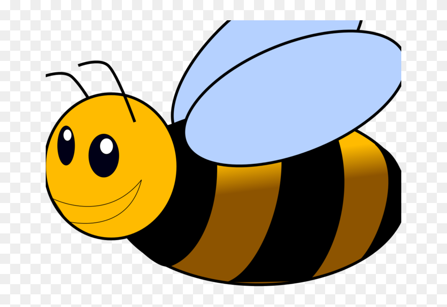Honey Bee Bumblebee Clip Art - Colouring Picture Of Honey Bee - Png Download