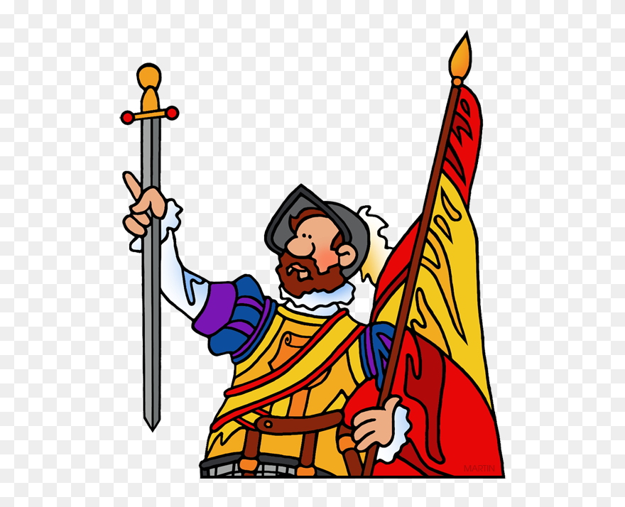 Explorers Clip Art By - Vasco Nunez De Balboa Clip Art - Png Download