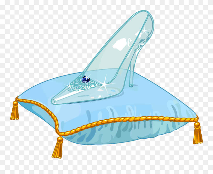 Cinderella Glass Slipper Clipart - Png Download