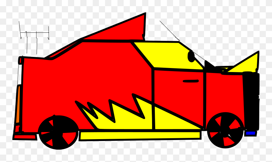 Hand Drawing Car - Clip Art - Png Download
