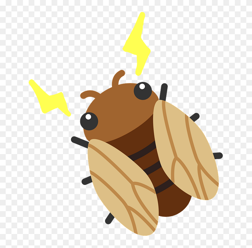 Cicada Insect Clipart - セミ イラスト フリー - Png Download