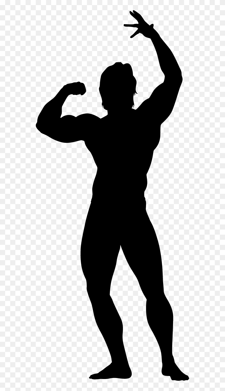 Body Building Png - Silhouette Arnold Schwarzenegger Logo Clipart
