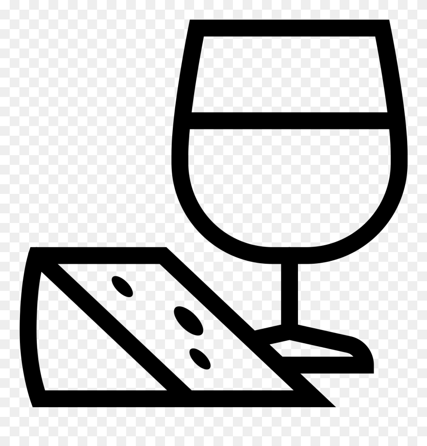 Transparent Background Food And Wine Icon Clipart