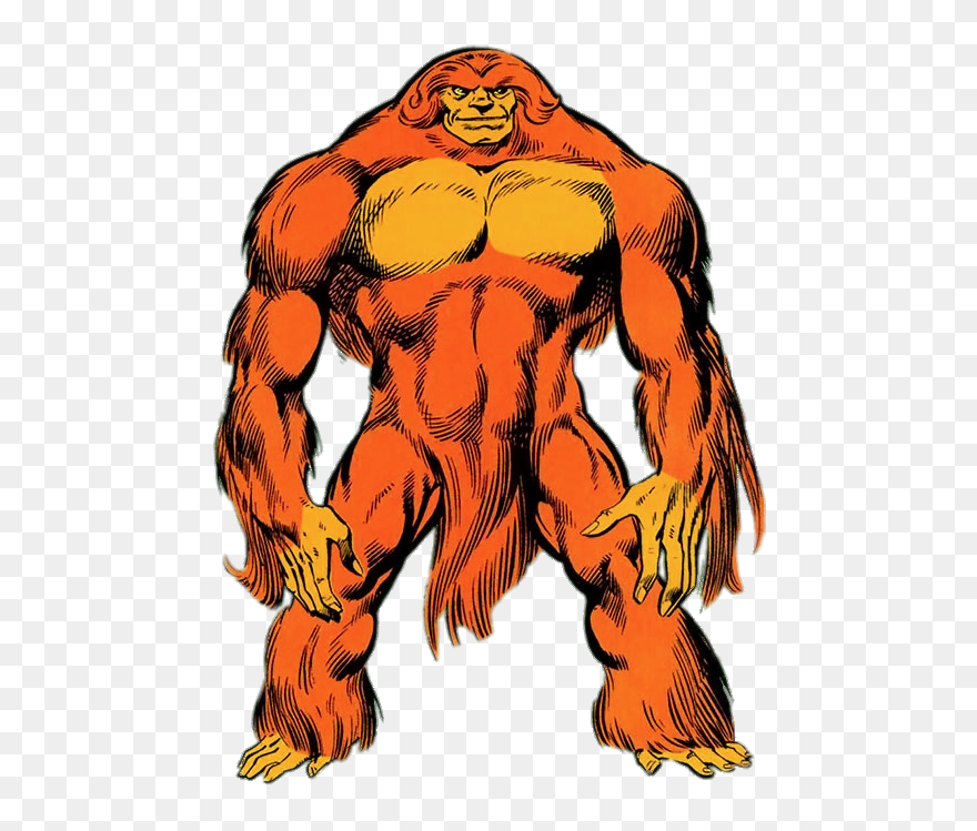X Men Alpha Flight Sasquatch - Sasquatch Marvel Clipart