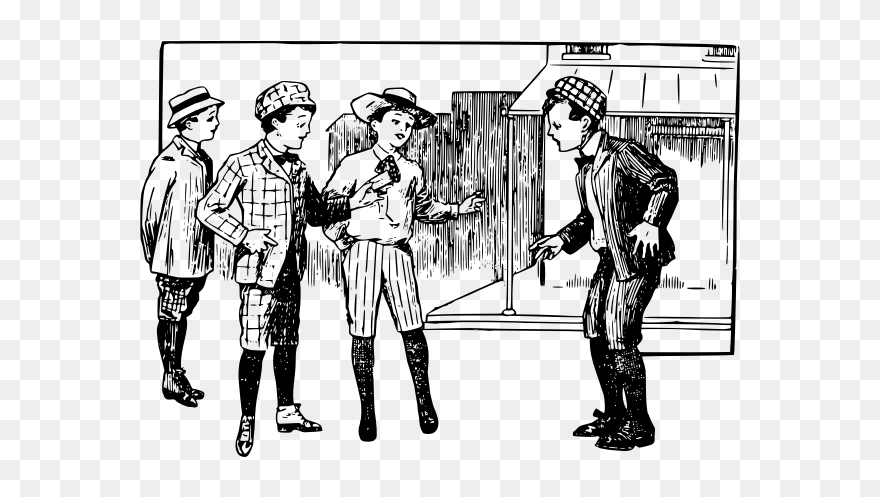 Boys In The Hood - Cartoon Clipart