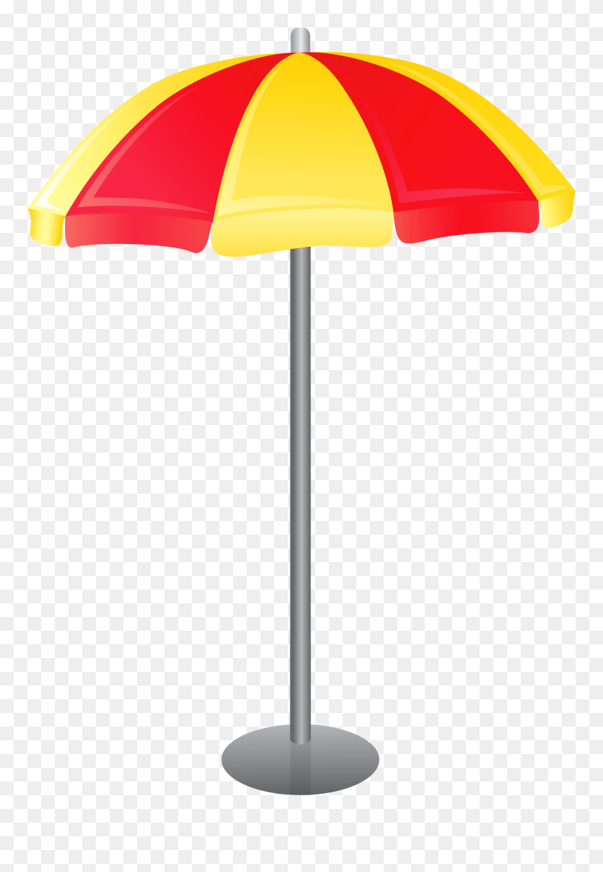 Beach Umbrella Png Vector Clipart - Beach Umbrella Png Vector Transparent Png