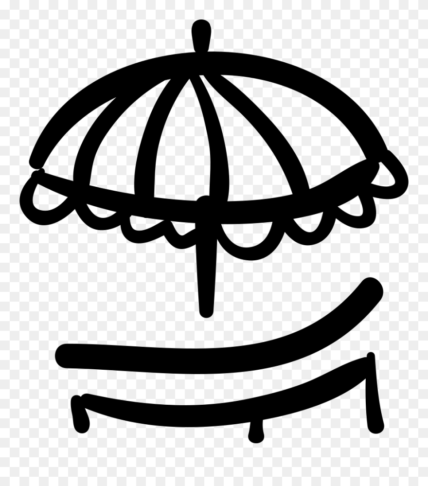 Clipart Beach Tool - Beach Png Hand Drawn Transparent Png