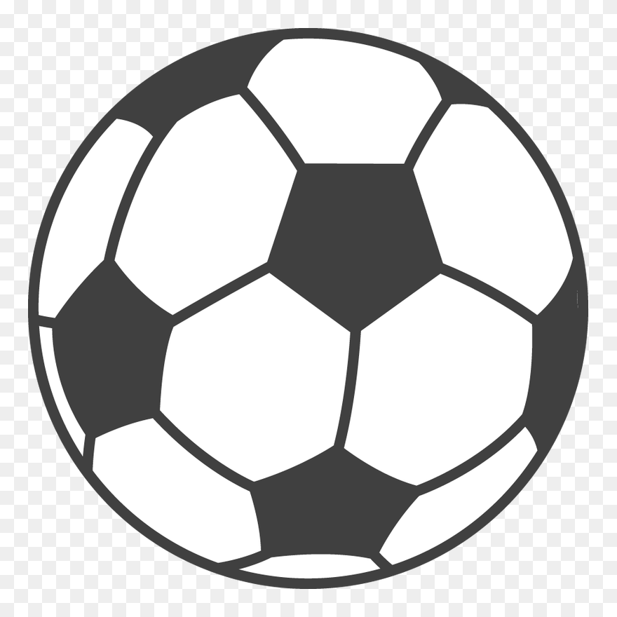 Gate Clipart Soccer - Soccer Ball Silhouette Png Transparent Png