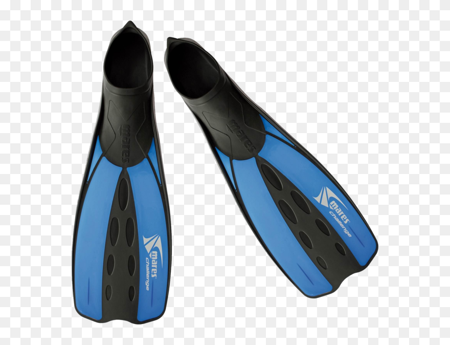 Transparent Swimming Sports Equipment Personal Protective - Full Foot Snorkeling Fins Clipart