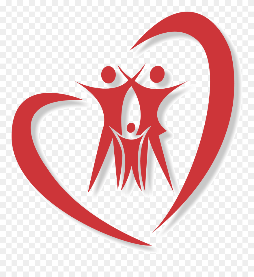 Deus Ex Clipart Light - Heart Family Vector - Png Download