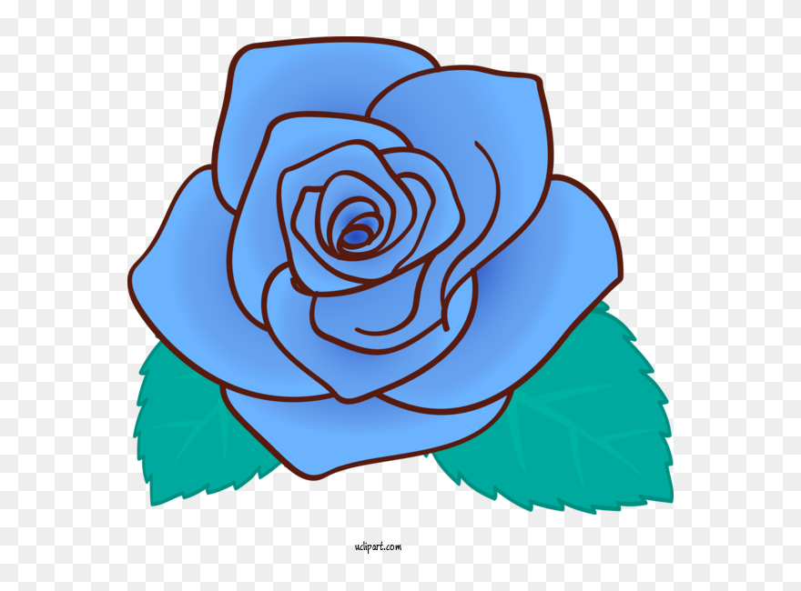 Transparent Flowers Rose Blue Rose Blue For Rose For - Blue Rose Clipart - Png Download