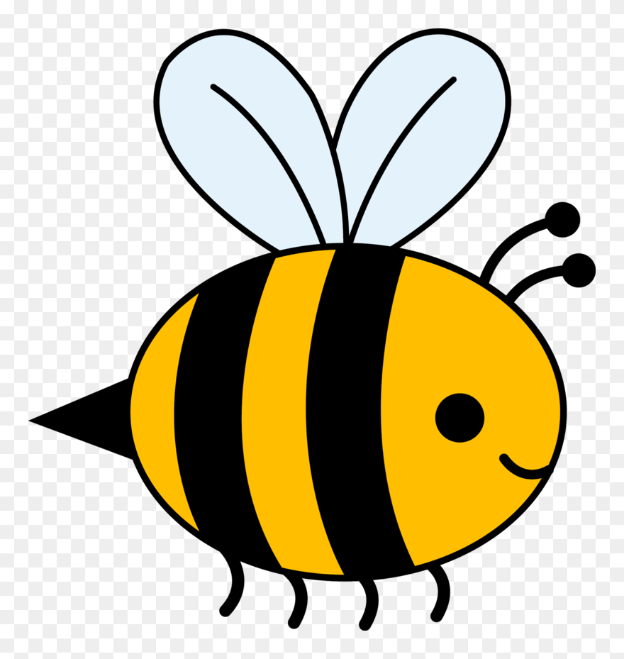 Cute Baby Bee Clipart Free Cl - Bumble Bee Clip Art - Png Download