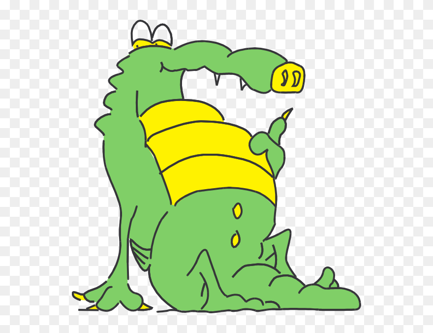 How To Set Use Full Alligator Clipart , Png Download - Full Of Food Cartoon Transparent Png