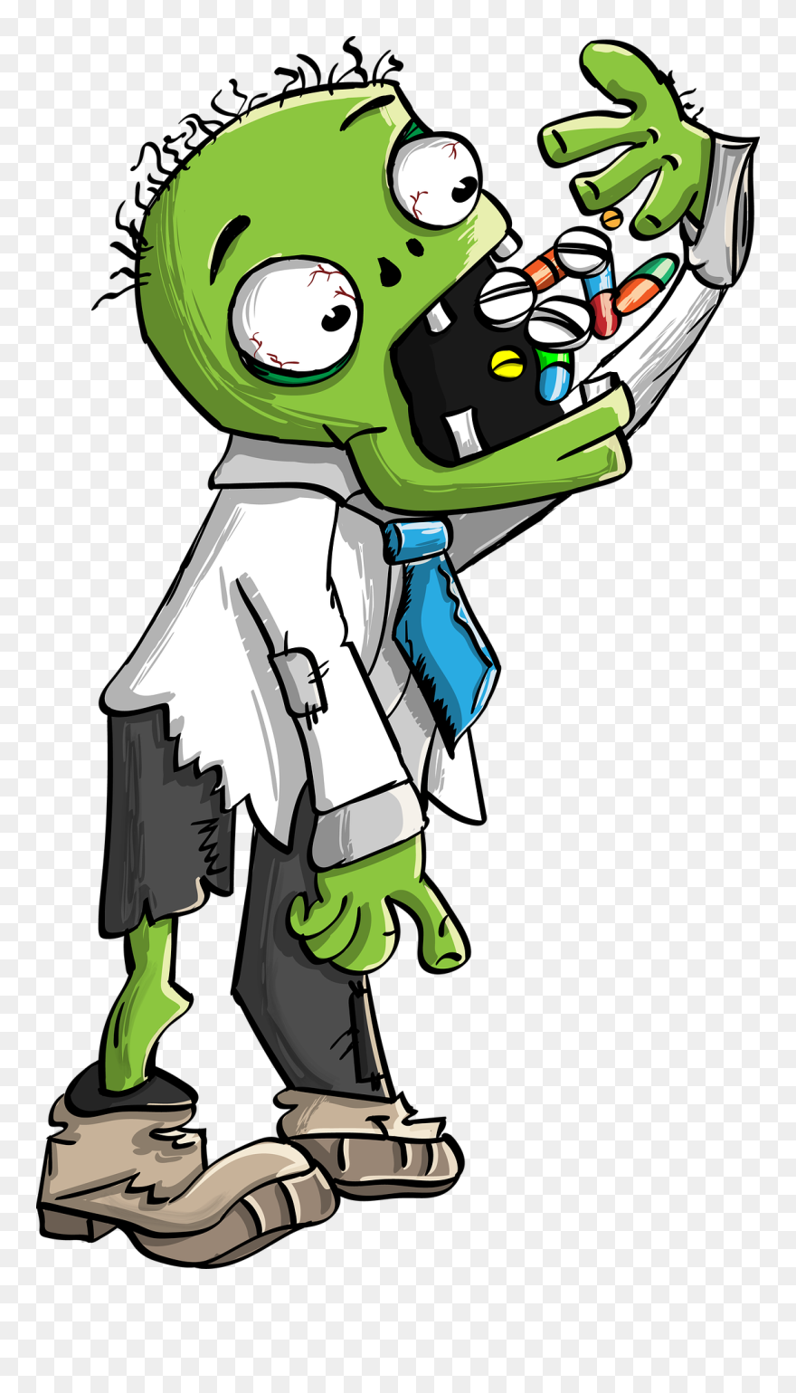 Zombie Cartoon Clipart