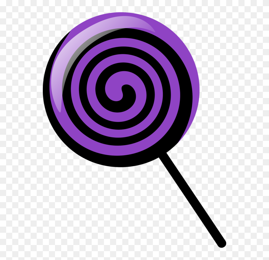 Transparent Candy Violet Line Circle Clipart For Food - Clip Art Halloween Candy - Png Download