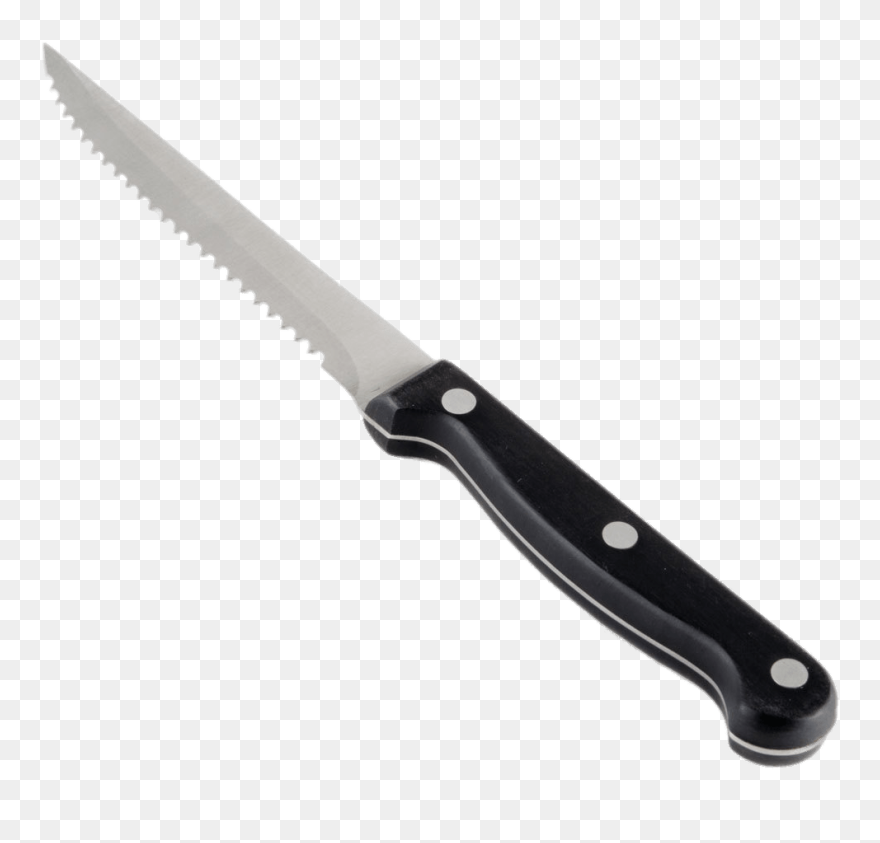 Steak Knife Clip Arts - Steak Knife With Teeth - Png Download