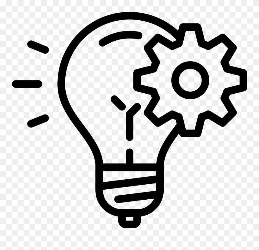 Light Automation Png - Light Bulb Gear Icon Png Clipart