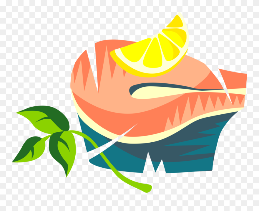Clipart Fish Or Steak Png Stock Salmon Fish Steak With Transparent Png