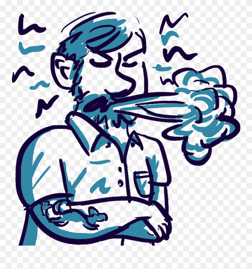 When To Take A Breath Clipart