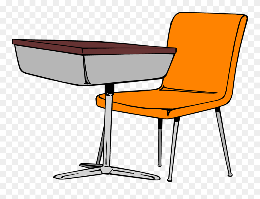 Student Desk Clipart - Png Download