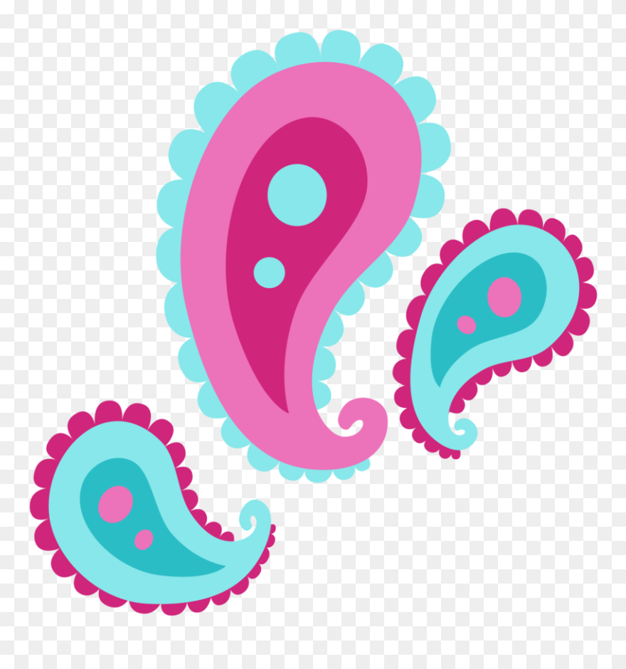 Pink Paisley Png - Clip Art Transparent Png