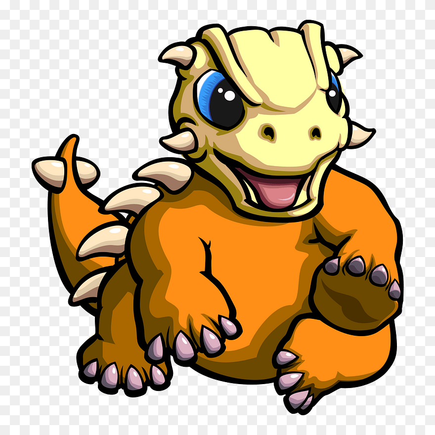 Ankylosaurus 03 Clipart - Dinosaur - Png Download