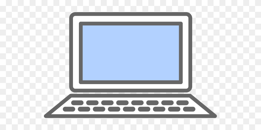 Laptop Clipart Computer Symbol, Laptop Computer Symbol - パソコン フリー 素材 イラスト - Png Download